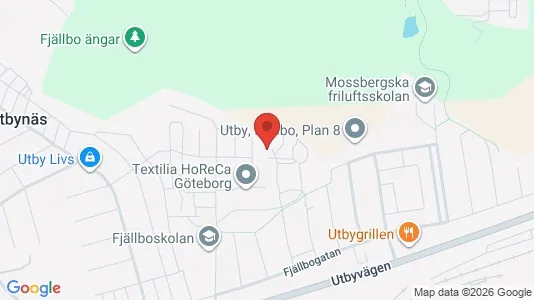 Lägenheter att hyra i Göteborg Östra - kort over placeringen