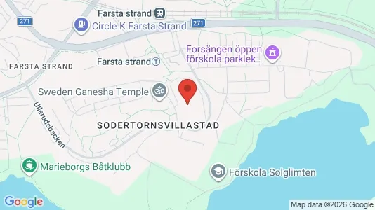 Lägenheter att hyra i Söderort - kort over placeringen