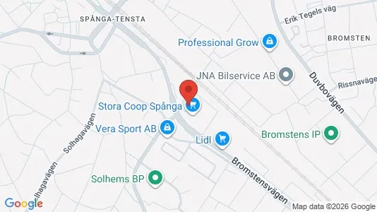 Lägenheter att hyra i Västerort - kort over placeringen