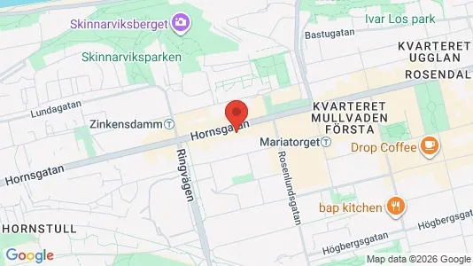 Lägenheter att hyra i Södermalm - kort over placeringen