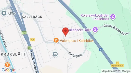 Lägenheter att hyra i Örgryte-Härlanda - kort over placeringen