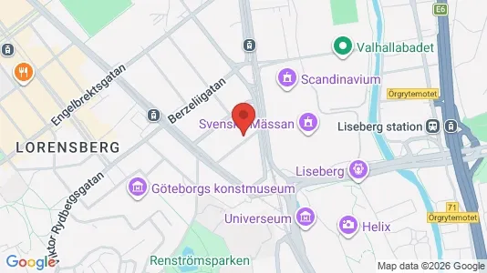 Lägenheter att hyra i Örgryte-Härlanda - kort over placeringen