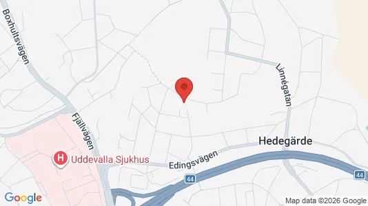 Lägenheter att hyra i Uddevalla - kort over placeringen