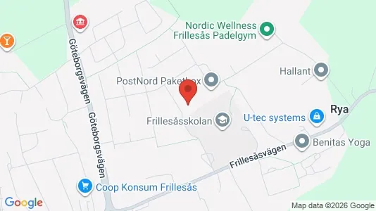 Lägenheter att hyra i Kungsbacka - kort over placeringen
