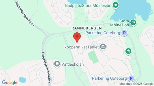 Lägenheter att hyra i Angered - kort over placeringen
