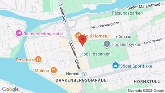 Lägenheter att hyra i Södermalm - kort over placeringen