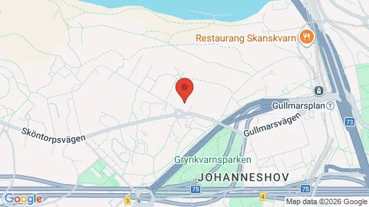 Lägenheter att hyra i Hammarbyhamnen - kort over placeringen
