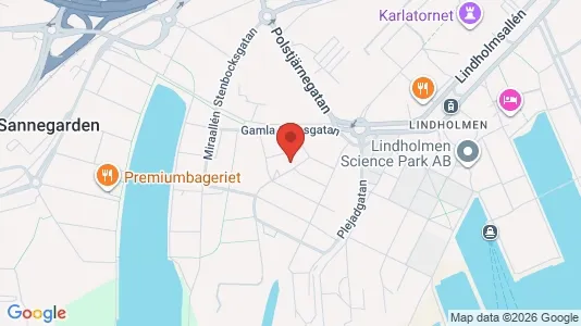 Lägenheter att hyra i Lundby - kort over placeringen