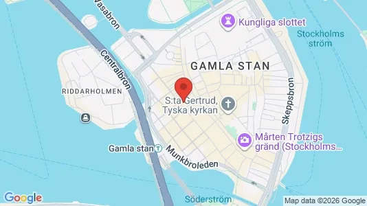 Lägenheter att hyra i Stockholm Innerstad - kort over placeringen