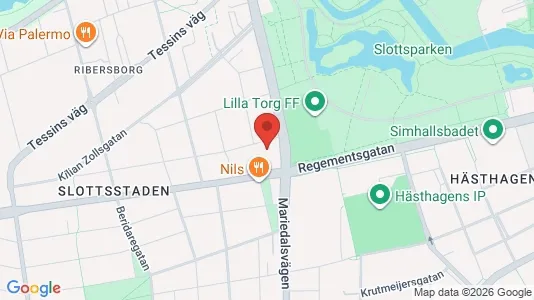 Lägenheter att hyra i Malmö Centrum - kort over placeringen