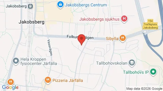 Lägenheter att hyra i Järfälla - kort over placeringen