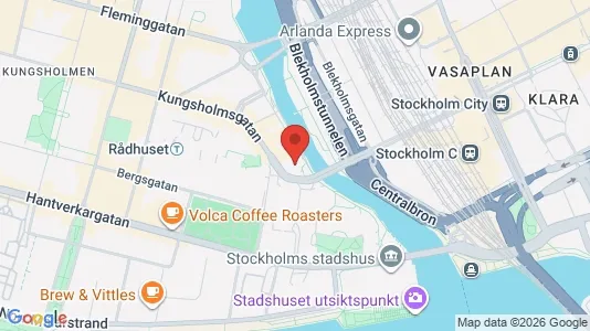 Lägenheter att hyra i Kungsholmen - kort over placeringen