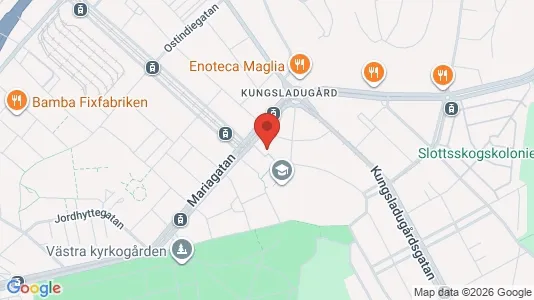 Lägenheter att hyra i Majorna-Linné - kort over placeringen