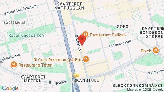 Lägenheter att hyra i Södermalm - kort over placeringen