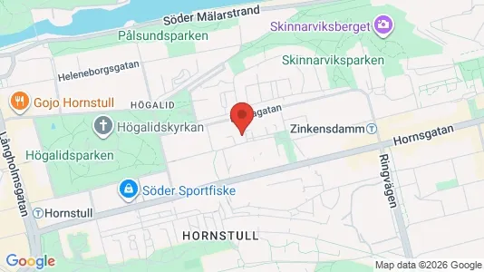 Lägenheter att hyra i Södermalm - kort over placeringen