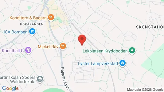 Lägenheter att hyra i Söderort - kort over placeringen