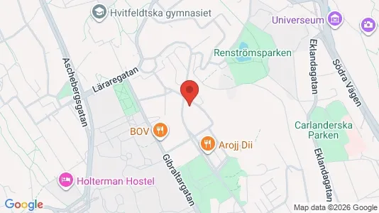 Lägenheter att hyra i Johanneberg - kort over placeringen