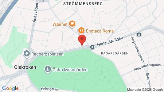 Lägenheter att hyra i Örgryte-Härlanda - kort over placeringen