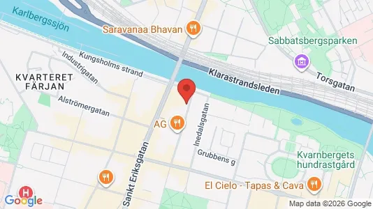 Lägenheter att hyra i Kungsholmen - kort over placeringen