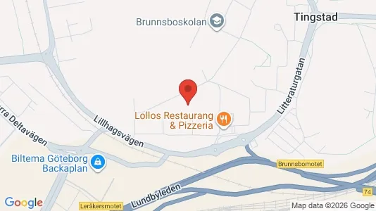 Lägenheter att hyra i Norra hisingen - kort over placeringen