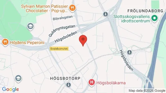 Lägenheter att hyra i Majorna-Linné - kort over placeringen