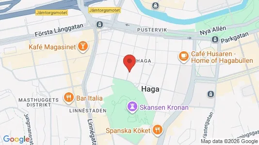Lägenheter att hyra i Göteborg Centrum - kort over placeringen