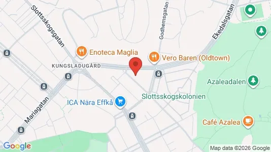 Lägenheter att hyra i Majorna-Linné - kort over placeringen