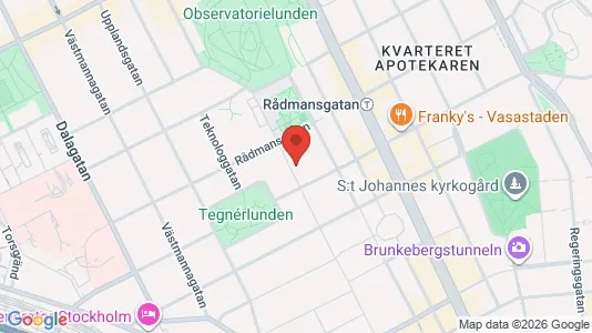 Lägenheter att hyra i Stockholm Innerstad - kort over placeringen