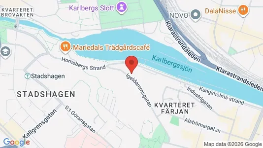 Lägenheter att hyra i Kungsholmen - kort over placeringen