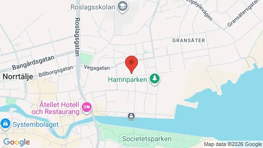 Lägenheter att hyra i Norrtälje - kort over placeringen