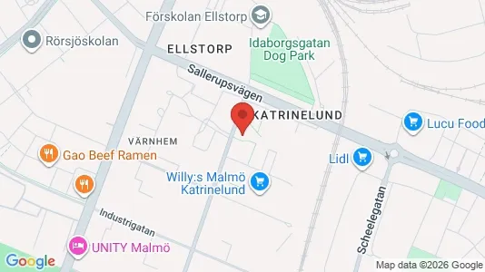 Lägenheter att hyra i Malmö Centrum - kort over placeringen