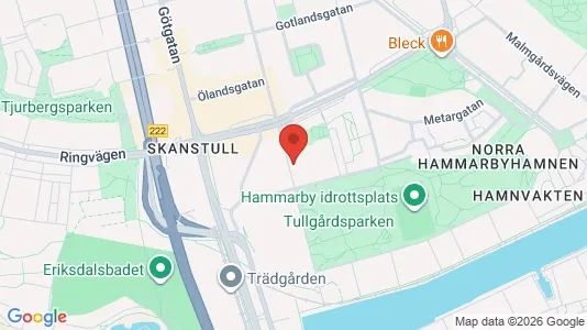 Lägenheter att hyra i Södermalm - kort over placeringen