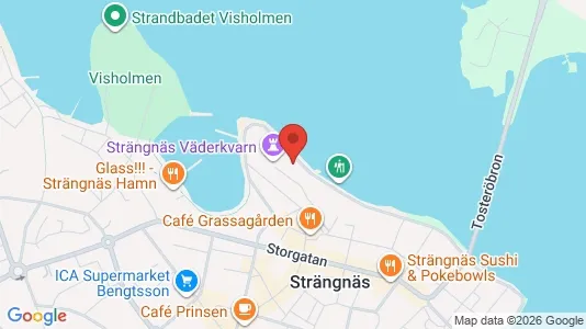 Lägenheter att hyra i Strängnäs - kort over placeringen
