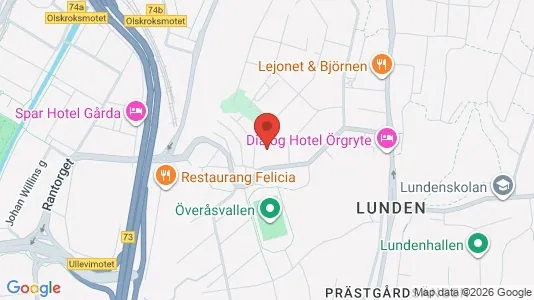 Lägenheter att hyra i Örgryte-Härlanda - kort over placeringen
