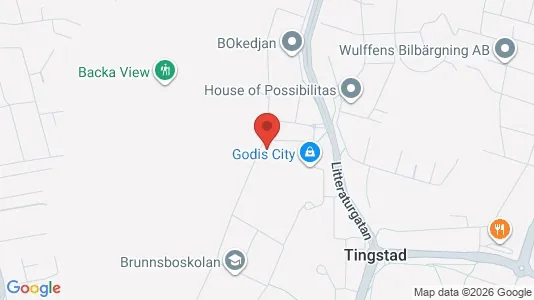 Lägenheter att hyra i Norra hisingen - kort over placeringen