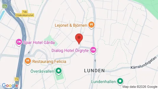 Lägenheter att hyra i Örgryte-Härlanda - kort over placeringen
