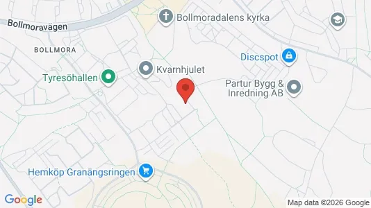 Lägenheter att hyra i Tyresö - kort over placeringen