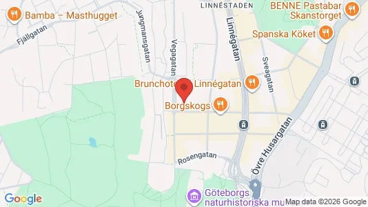 Lägenheter att hyra i Göteborg Centrum - kort over placeringen