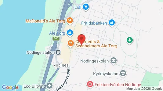 Lägenheter att hyra i Ale - kort over placeringen