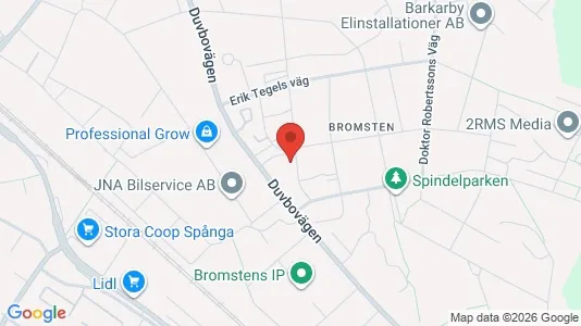 Lägenheter att hyra i Västerort - kort over placeringen