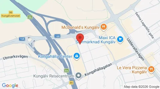 Lägenheter att hyra i Kungälv - kort over placeringen