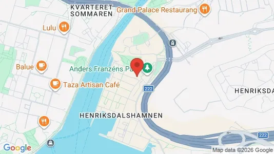 Lägenheter att hyra i Hammarbyhamnen - kort over placeringen