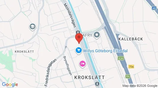 Lägenheter att hyra i Örgryte-Härlanda - kort over placeringen