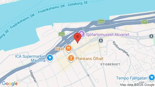 Lägenheter att hyra i Majorna-Linné - kort over placeringen