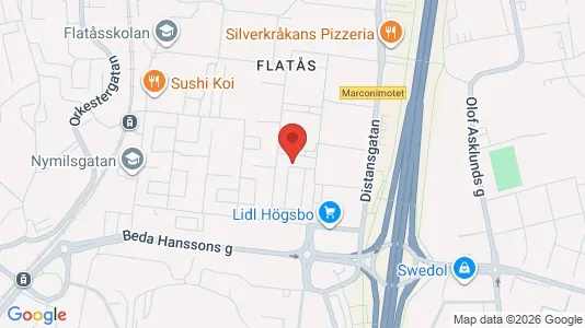 Lägenheter att hyra i Askim-Frölunda-Högsbo - kort over placeringen