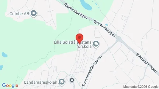 Lägenheter att hyra i Västra hisingen - kort over placeringen