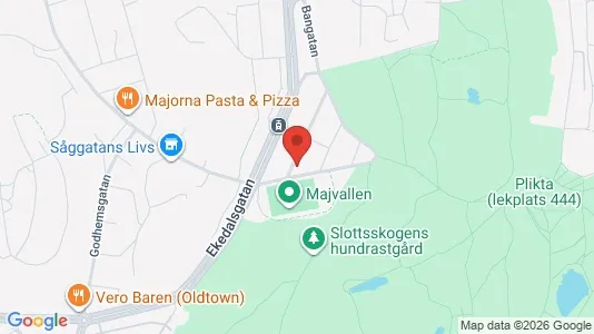 Lägenheter att hyra i Majorna-Linné - kort over placeringen