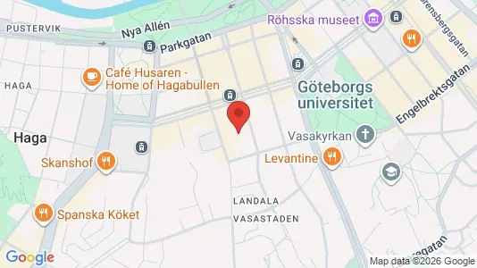 Lägenheter att hyra i Göteborg Centrum - kort over placeringen