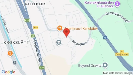 Lägenheter att hyra i Örgryte-Härlanda - kort over placeringen