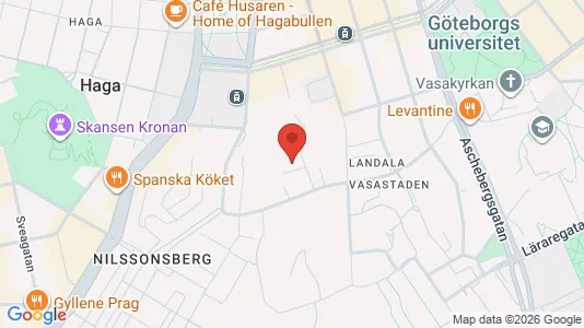 Lägenheter att hyra i Göteborg Centrum - kort over placeringen